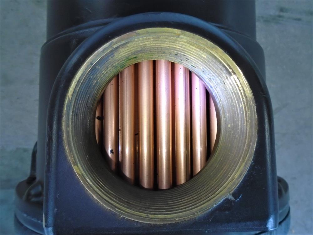 Thermal Transfer Shell and Tube Heat Exchanger, Copper Tubes, A-1636-3-6-F-BR-Z